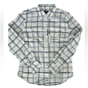 Women’s UNTUCKit Plaid Button-Up Shirt Size 0 Style Melini